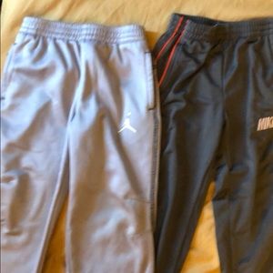 Nike and jordan boys tricot type sport pants